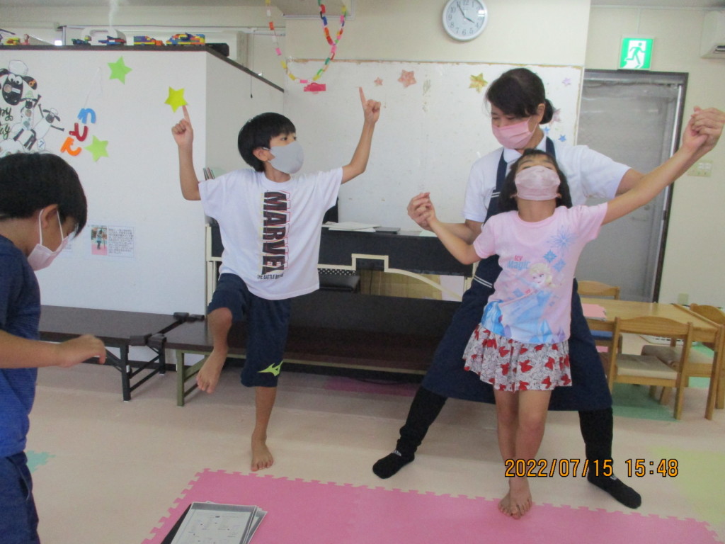 南風原教室 7月の子ども達の成長記録