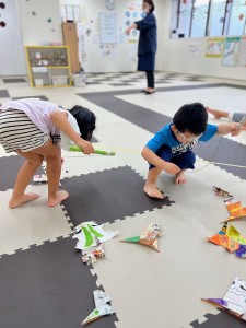 あきと・りのん魚釣り